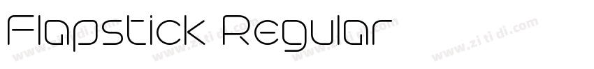 Flapstick Regular字体转换 Flapstick Regular字体转换